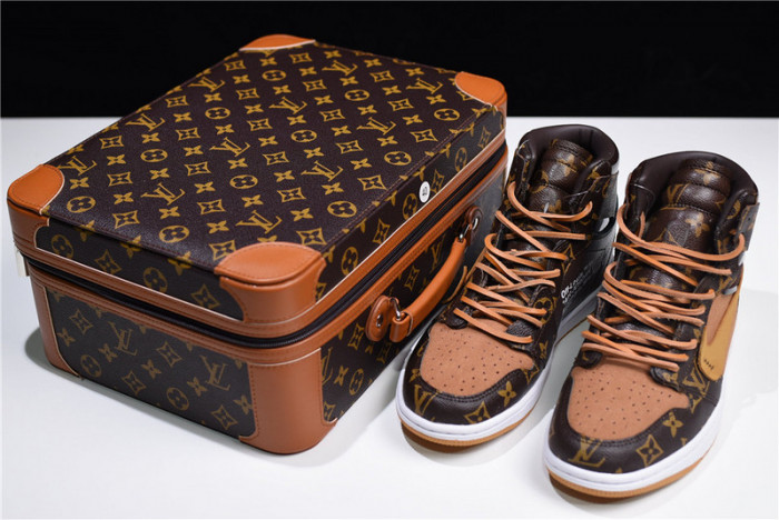 l0vis Vvtt0n x ofw x air jordan 1 customs mens aq0818-202