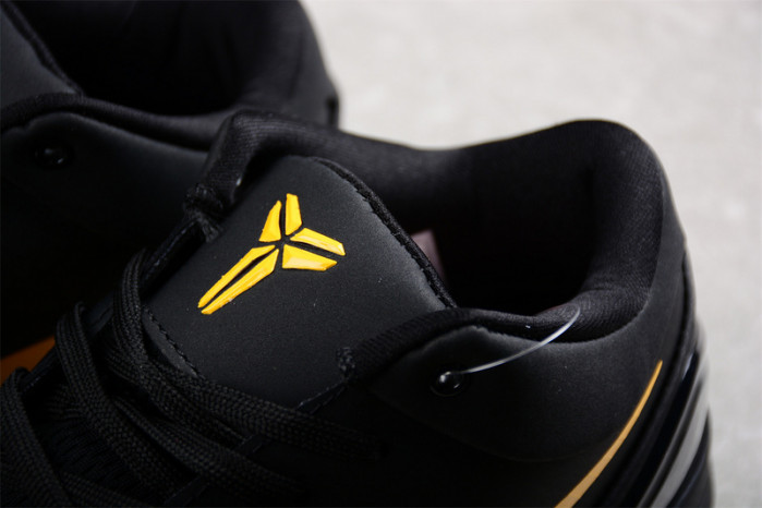 nike kobe 4 protro black university gold fq3544-002
