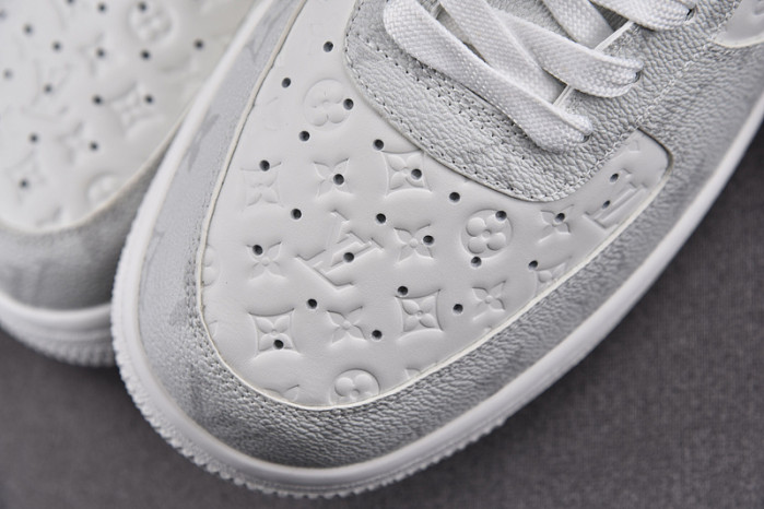nike low air force 1 x grey white