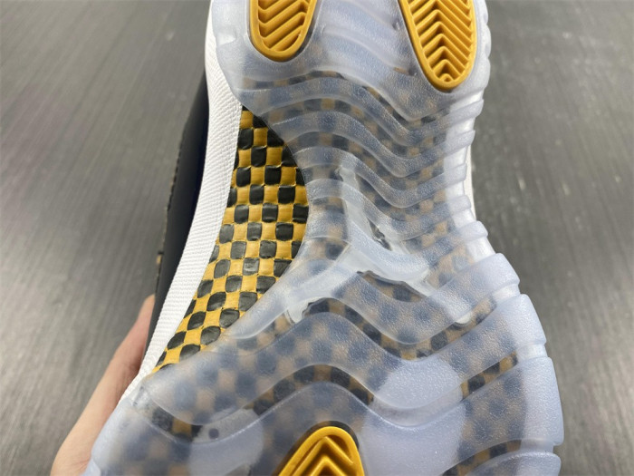 air jordan 11 retro black yellow ct8012-118