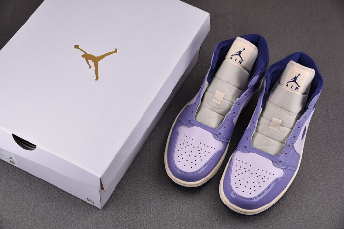 air jordan 1 mid se chenille sky j light purple dz3745-500