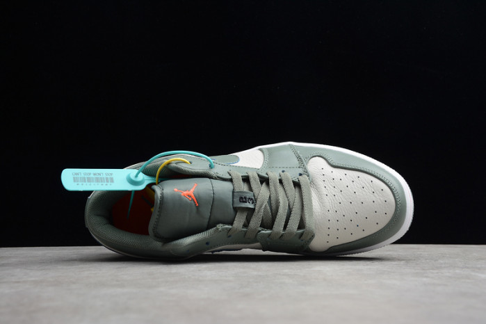 nike jordan 1 low military green 553558-121