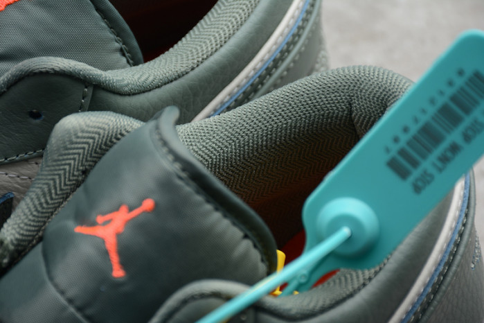 nike jordan 1 low military green 553558-121