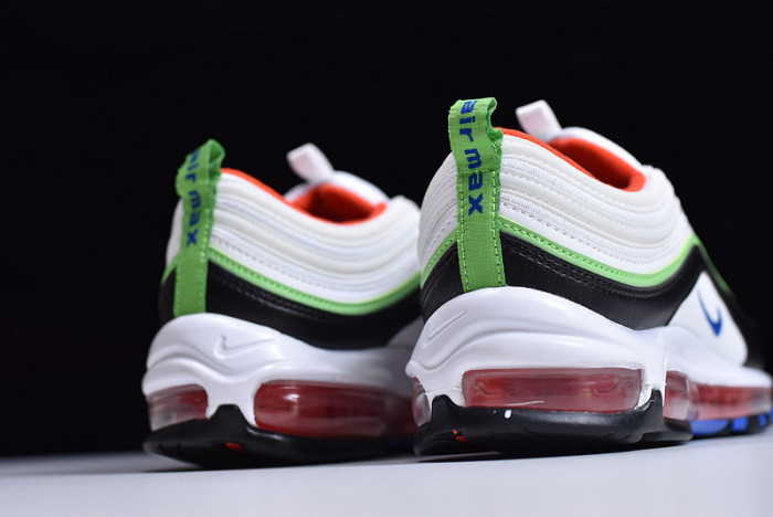 nike air max 97 "white royal green nebula" 921522-105