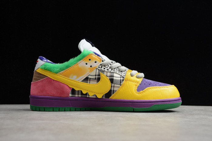 2020 nike sb dunk low pro purple/yellow 318403-137