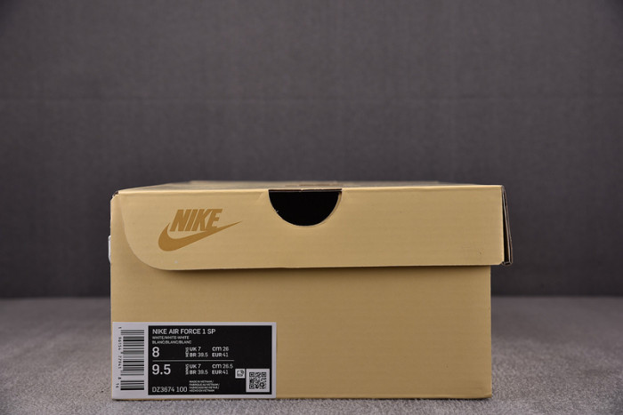 nike air force 1 low sp billie eilish triple white dz3674-100