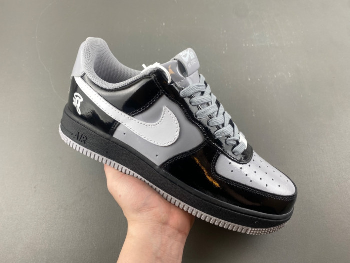 Nike Air Force 1 Low Syna Central Cee Black White Smoke Grey IQ9974-010
