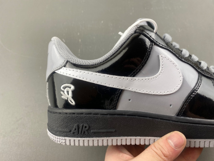Nike Air Force 1 Low Syna Central Cee Black White Smoke Grey IQ9974-010