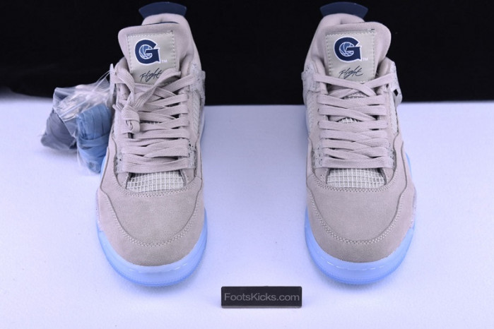 air jordan 4 retro pe grayness / white aj4-1043505