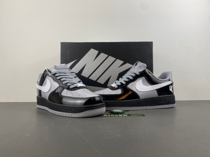 Nike Air Force 1 Low Syna Central Cee Black White Smoke Grey IQ9974-010
