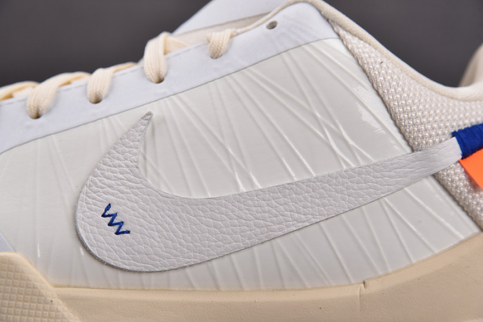 nike kobe 5 protro undefeated rice white db4796-101