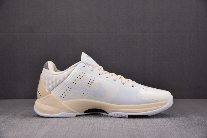 nike kobe 5 protro undefeated rice white db4796-101