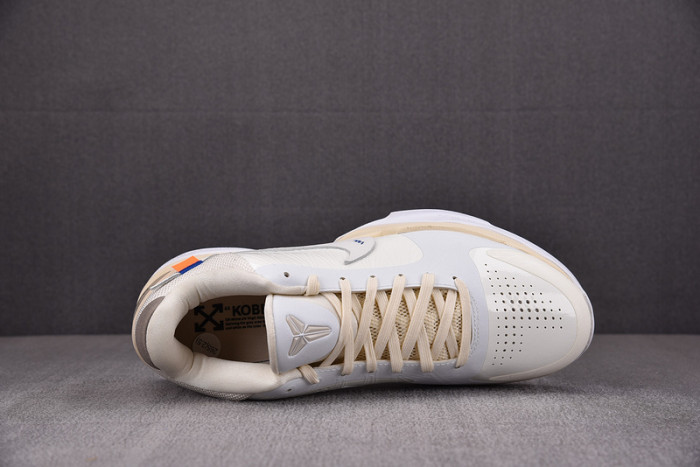 nike kobe 5 protro undefeated rice white db4796-101