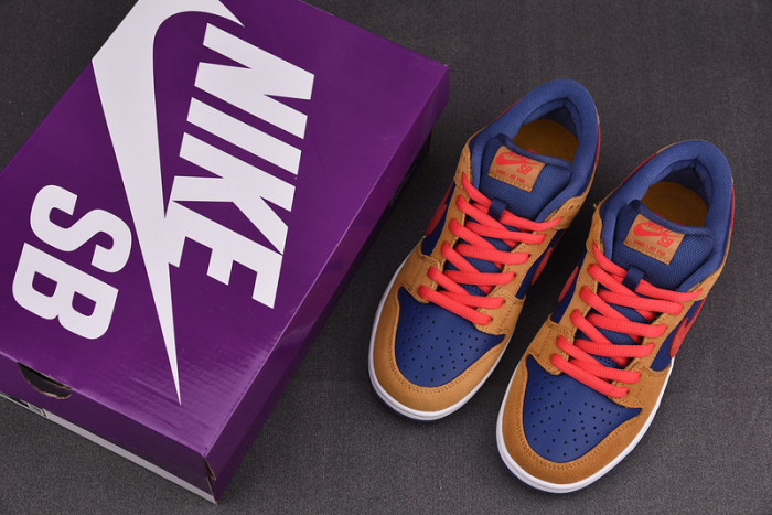 nike sb dunk low reverse papa bear bq6817-700