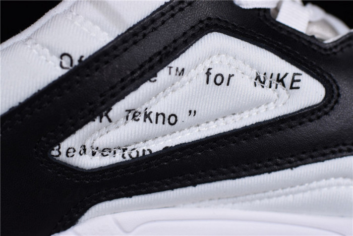 ofw x nike m2k tekno black ,white a03108 062