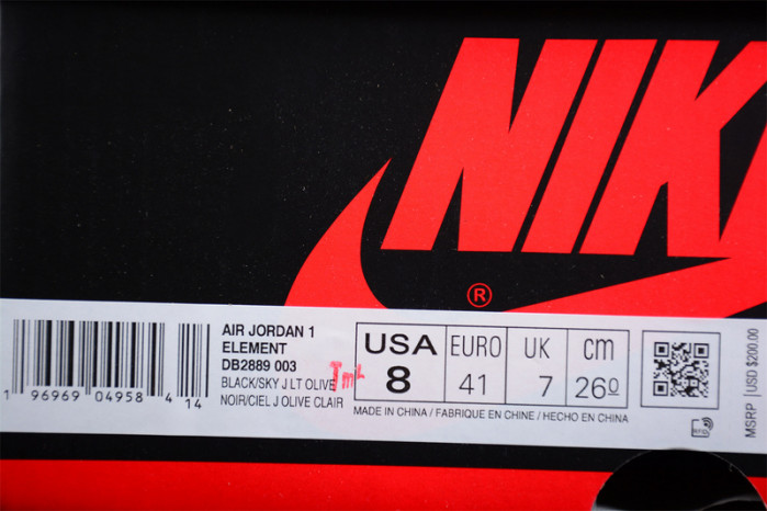 air jordan 1 element sky j light olive db2889-003