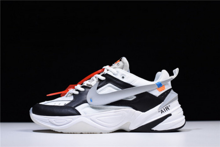 ofw x nike m2k tekno black ,white a03108 062