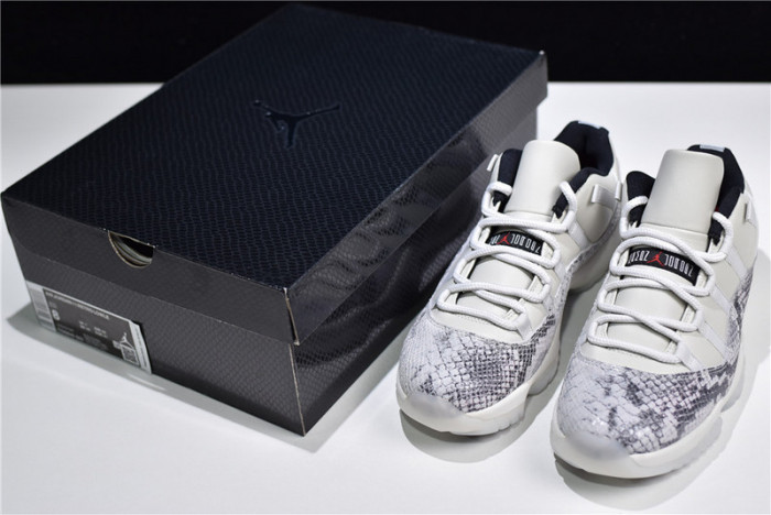 air jordan 11 low snakeskin light bone cd6846-002