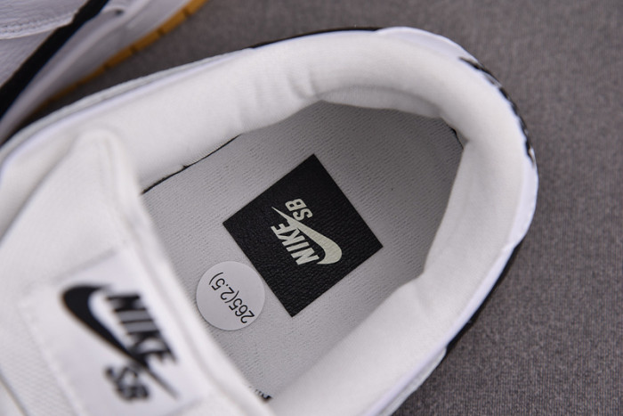 nike sb dunk low pro white gum cd2563-101