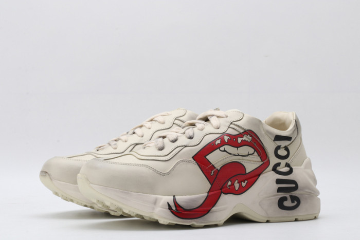 g*u*i rhyton vintage trainer sneaker 576965 drw00 9555