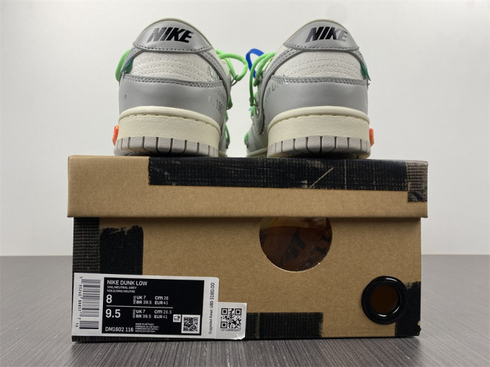 ofw x dunk low “26 of 50” dm1602-116