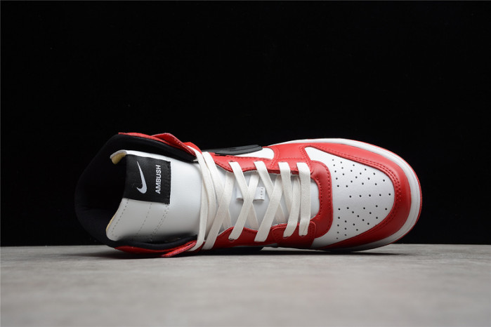 ambush nike dunk high deep royal red cu7544-102