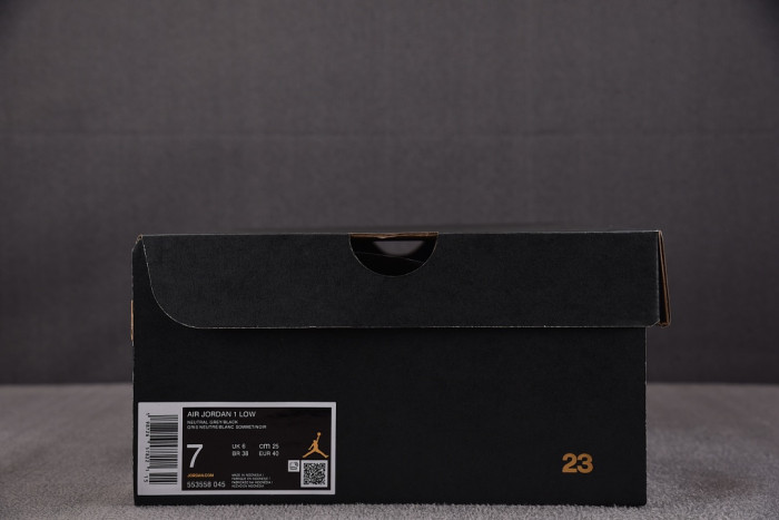Air Jordan 1 Low Neutral Grey 553558-045