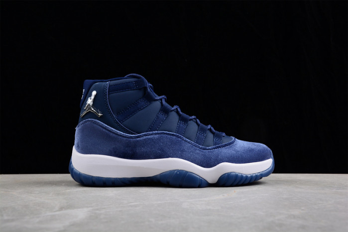 air jordan 11 wmns "midnight navy" ar0715-441