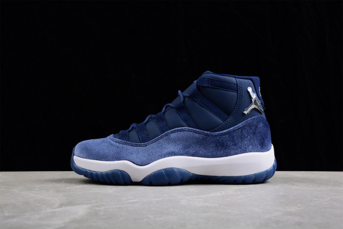 air jordan 11 wmns "midnight navy" ar0715-441