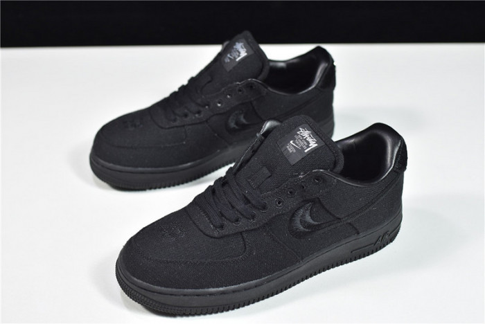 nike air force 1 low stussy black cz9084-001