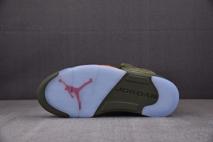 air jordan 5 retro "olive" dd0587-308