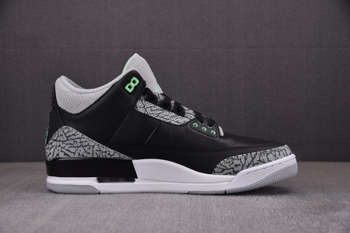 air jordan 3 "green glow" ct8532-031