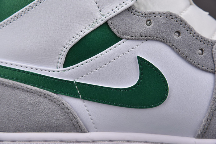 air jordan 1 mid grey green dc7294-103