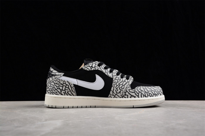 air jordan 1 retro low og black cement cz0790-001