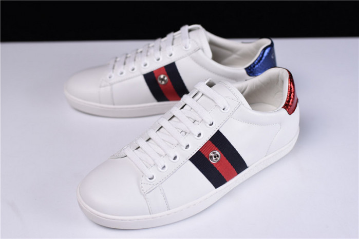 g*u*i ace embroidered low-top sneaker womens 6951103-5618
