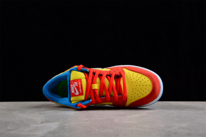 nike sb dunk low bart simpson bq6817-602