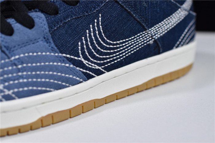 nike sb dunk low sashiko denim gum cv0316-400