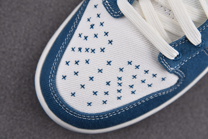nike dunk low industrial blue sashiko dv0834-101