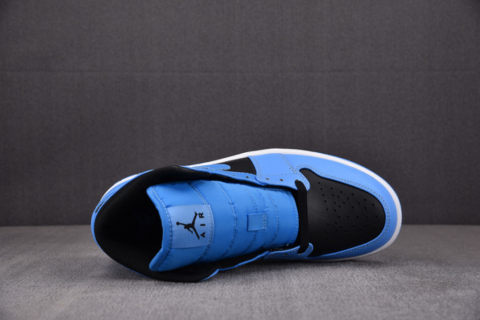 air jordan 1 mid university blue black dq8426-401