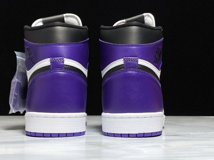 air jordan 1 aj1 court purple white 555088-500