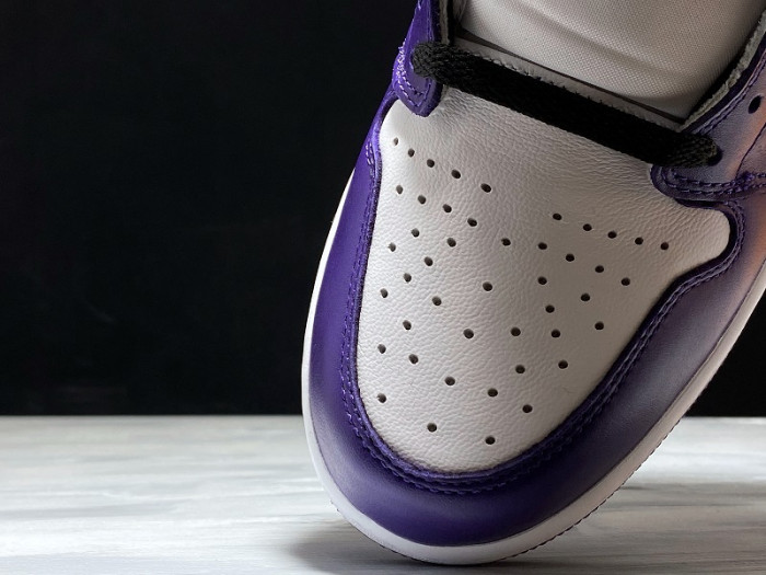 air jordan 1 aj1 court purple white 555088-500