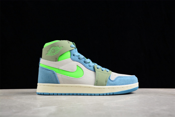 air jordan 1 zoom cmft 2 "neon green" dv1305-433