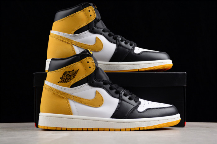 air jordan 1 retro high yellow ochre 555088-109