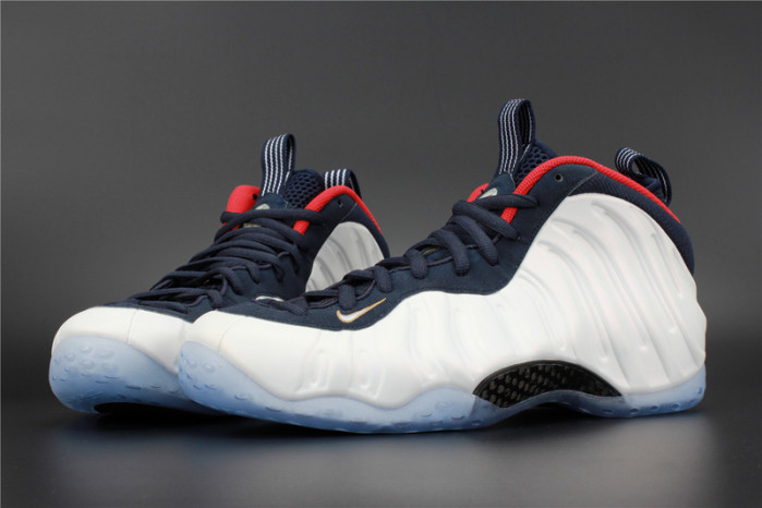 nike air foamposite one “olympic” university red/ white mens 575420-400