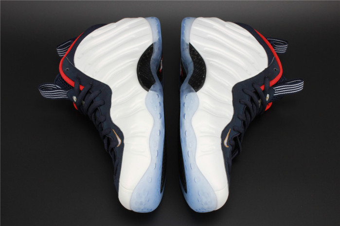 nike air foamposite one “olympic” university red/ white mens 575420-400