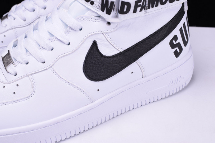 nike S*p*e air force 1 one high white world famous 698696-100