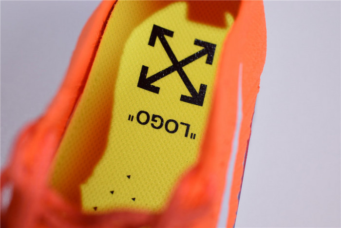 nike x ofw zoom fly mercurial flyknit total orange ao2115-800