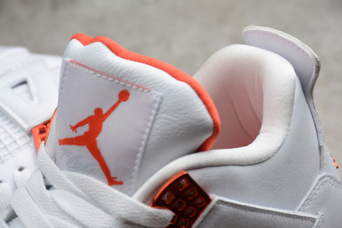 air jordan 4 retro “pure money” orange metallic ct8527-118