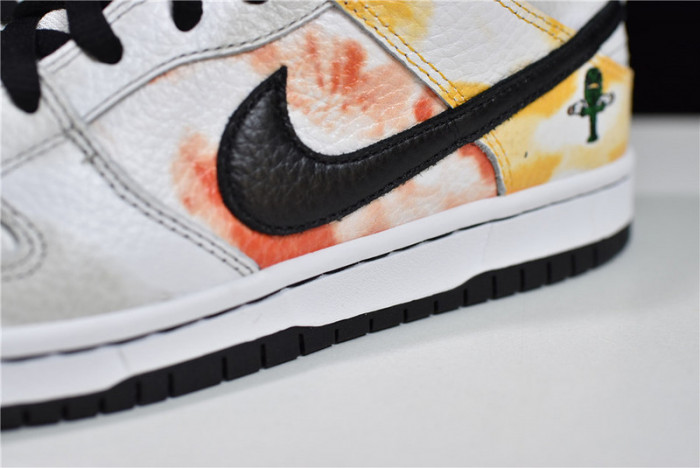 nike sb dunk low raygun tie-dye white bq6832-101