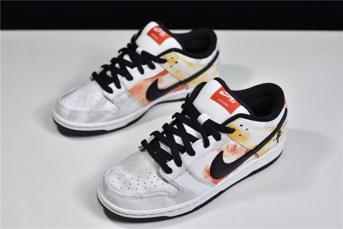 nike sb dunk low raygun tie-dye white bq6832-101